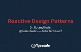 Reactive Design Patterns: a talk by Typesafe's Dr. Roland Kuhn