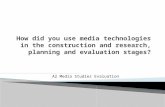 How did you use media technologies in the powerpoint
