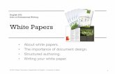 Professional Writing White Papers