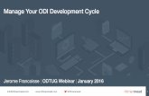 Manage your ODI Development Cycle – ODTUG Webinar