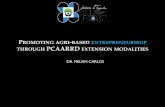 Promoting Agri-based Entrepreneurship through PCAARRD Extension Modalities