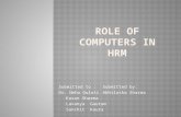 Role of Computers in HRM _ Abhilasha_Karan_Lavanya_Sanchit
