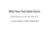 Why Your Test Suite Sucks - PHPCon PL 2015