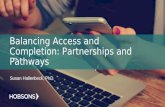 Balancing Access and Completion: Partnerships and Pathways - AACC 2016 Commission for College Readiness
