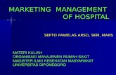 MARKETING MANAGEMENT OF HOSPITAL
