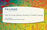 E&L for Drug Delivery Systems: Prefilled Syringe