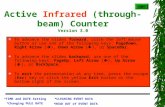 Active Infrared (retro-reflective) Counters Version 0.0