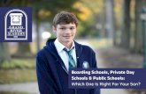 Boarding Schools, Private Day Schools & Public Schools: Which One is Right for Your Son