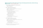 Biomedical Engineering Undergraduate Advising Manual