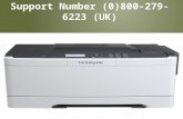 Ring Lexmark Printer Technical Support Number (0)800 279-6223 for uk