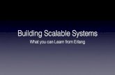 Building Scalable Systems: What you can learn from Erlang - DotScale 2016
