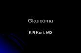 Glaucoma basics and pcg