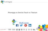 Phonegap vs Sencha Touch vs Titanium