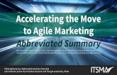 ITSMA Agility Survey: Accelerating the Move to Agile Marketing