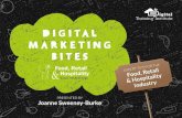 Digital marketing bites for the food, retail & hospitality industry