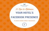13 Tips to Optimize Your Hotel's Facebook Preasence