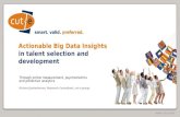 Actionable Insights through Innovative Talent Assessment – How Big Data is Changing HR and Assessment