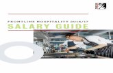 Hospitality Salary guide 2016