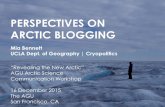 Mia Bennett (UCLA) - Perspectives on Arctic Blogging
