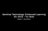 Seminar "Technology Enhanced Learning" - Einheit 4