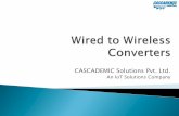 Wired to wireless converters