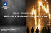 FIRES AS A CAUSE OF CONCRETE DETERIORATION