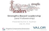 Strengths-Based Leadership for VALOR
