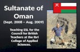 Henry Badenhorst: Teaching ESL and living in Oman (2008-2009)