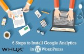 6 steps to install google analytics in word press