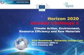 EPA Horizon 2020 SC5 Roadshow presentation - UCC 04.04.16