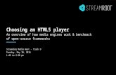 2016 Streaming Media West: Transitioning from Flash to HTML5