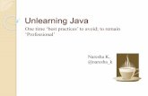 Unlearning Java