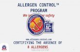 Allergen free certification_ Allergen Control program presentation.sc