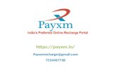 Payxm online mobile recharge portal