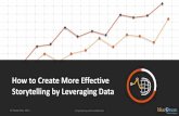 How to Create More Effective Storytelling by Leveraging Data
