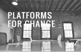 Platforms for Change