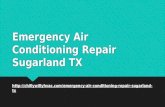 Emergency Air conditioning Repair Sugarland TX