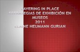 Layering 2011 español Multiple Exhibition Techniques within the same Exhibition