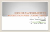 Change management for leaders to achieve business competitive