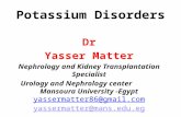 Potassium disorders , comprehensive & practical approach .