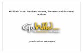 GoWild Casino Services: Games, Bonuses and Payment Options