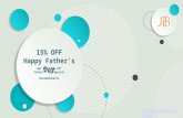 Father Day Offers Flat 15% Off by Rosso Brunello