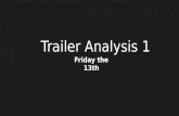 Trailer analysis friday the 13th
