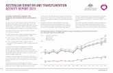 australian donation and transplantation activity report 2015