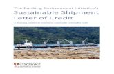 Sustainable Shipment Letter of Credit