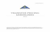 Transfer Pricing Guidelines 2012