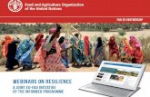 Webinar 1 on resilience: Confronting Drought in Africa’s Drylands, Opportunities for Enhancing Resilience
