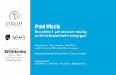 Paid Media: Maturing Your Social Media Practice for Synagogues