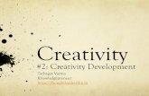Lecture 2: Creativity Development