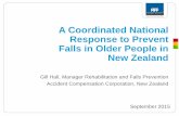 Gill Hall - Accident Compensation Corporation NZ - A Co-ordinated National Response to the Prevention of Falls and Injuries